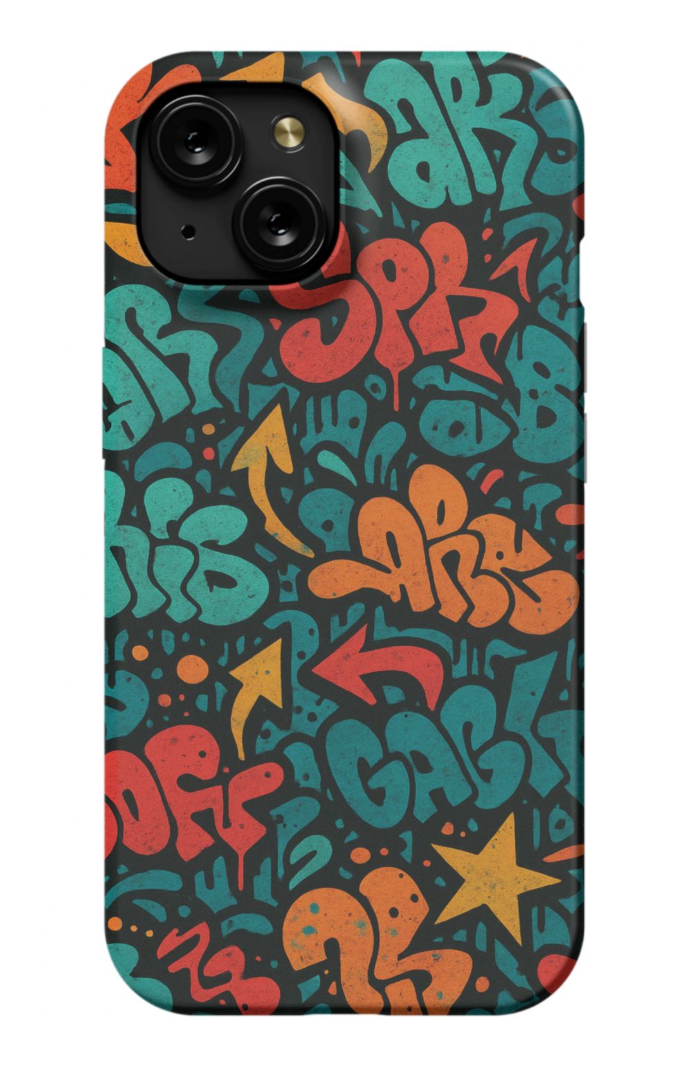 Graffiti Typo Retro Case