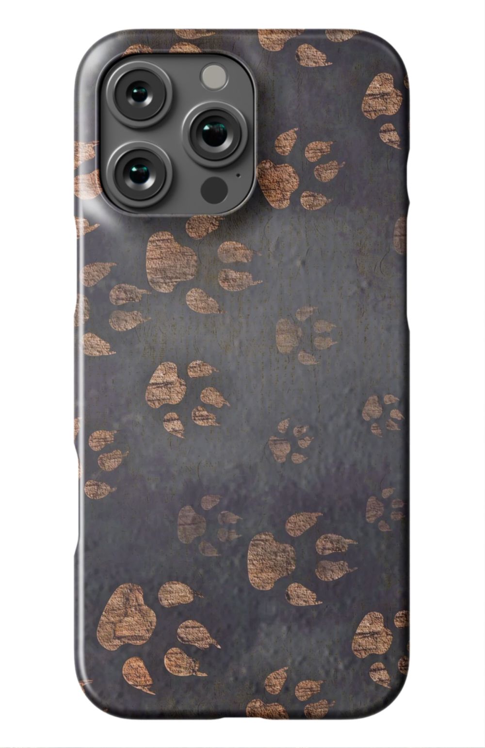 Dog Paws Print Case Black