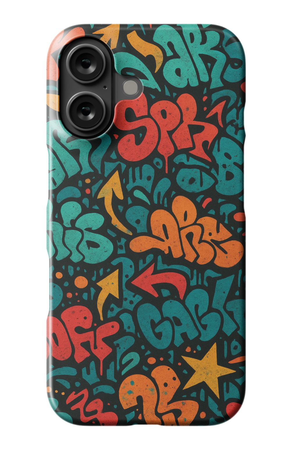 Graffiti Typo Retro Case