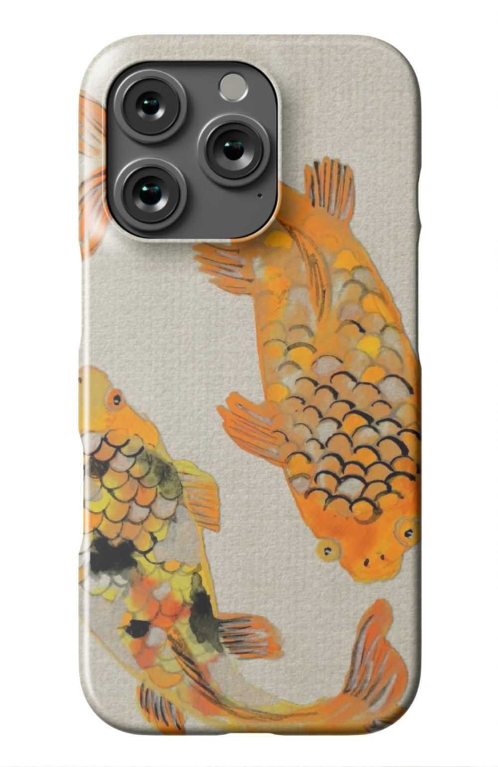 Koi fish Japanese Case Beige