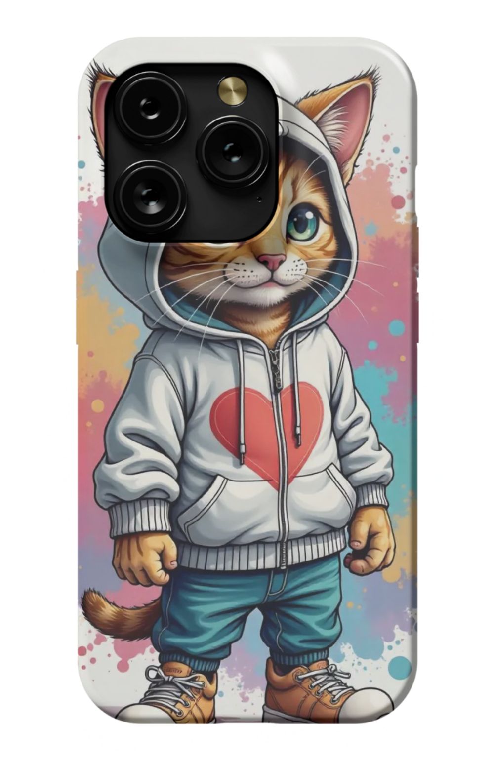 Hi Kitty Cat Heart Case