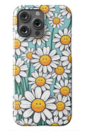 Smiley Daisy Flowers Pattern