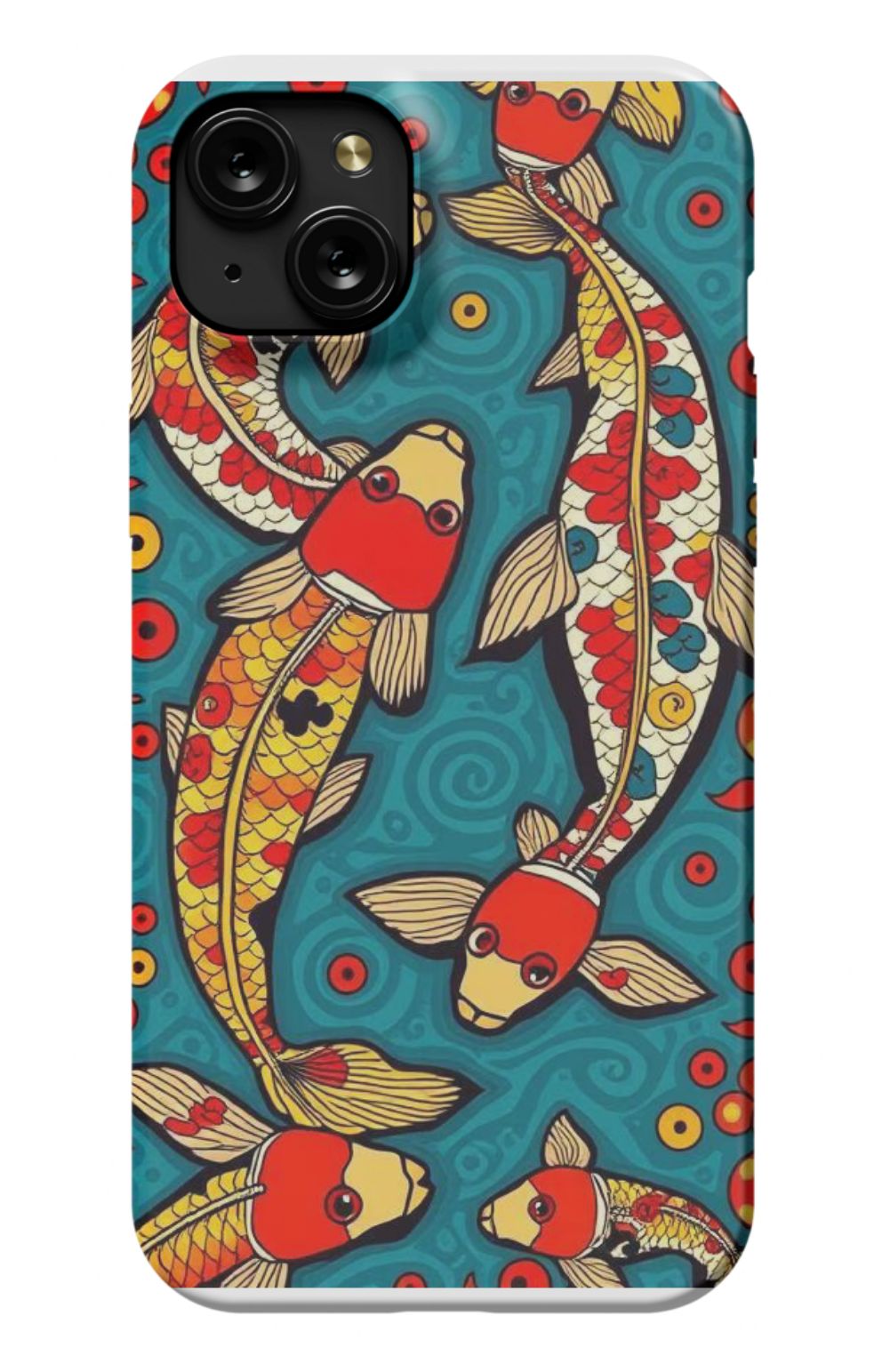 Colourfull Koi Fishes