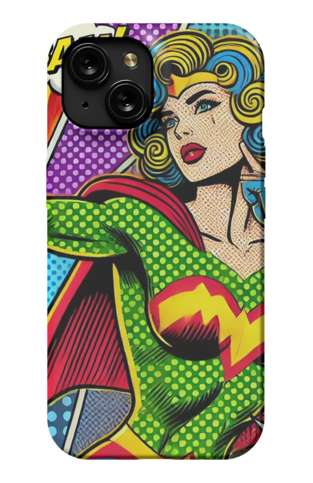 Super Lady Comic Pop Art