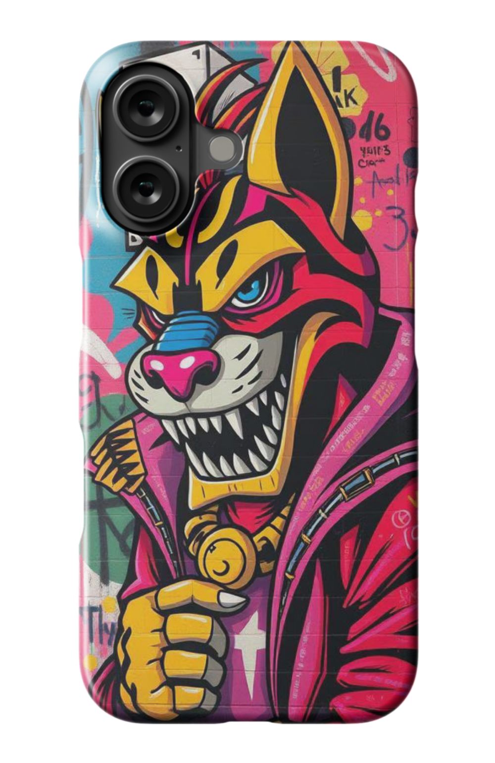 Cool Tiger with Hoodie Grafitti Style