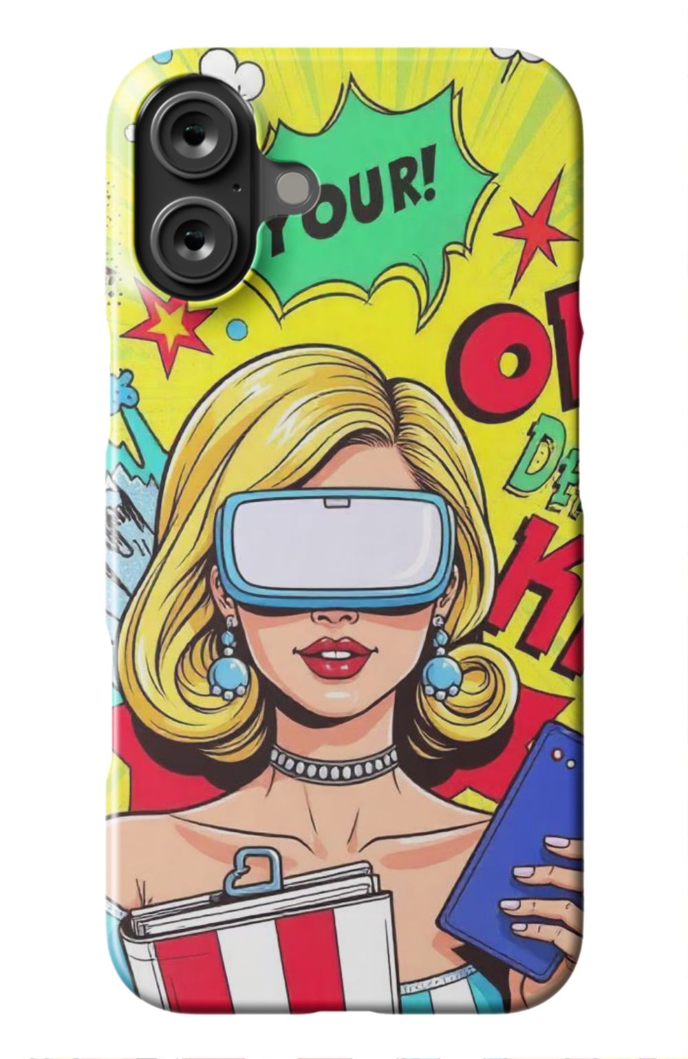 Pop Art Lady With VR Headset