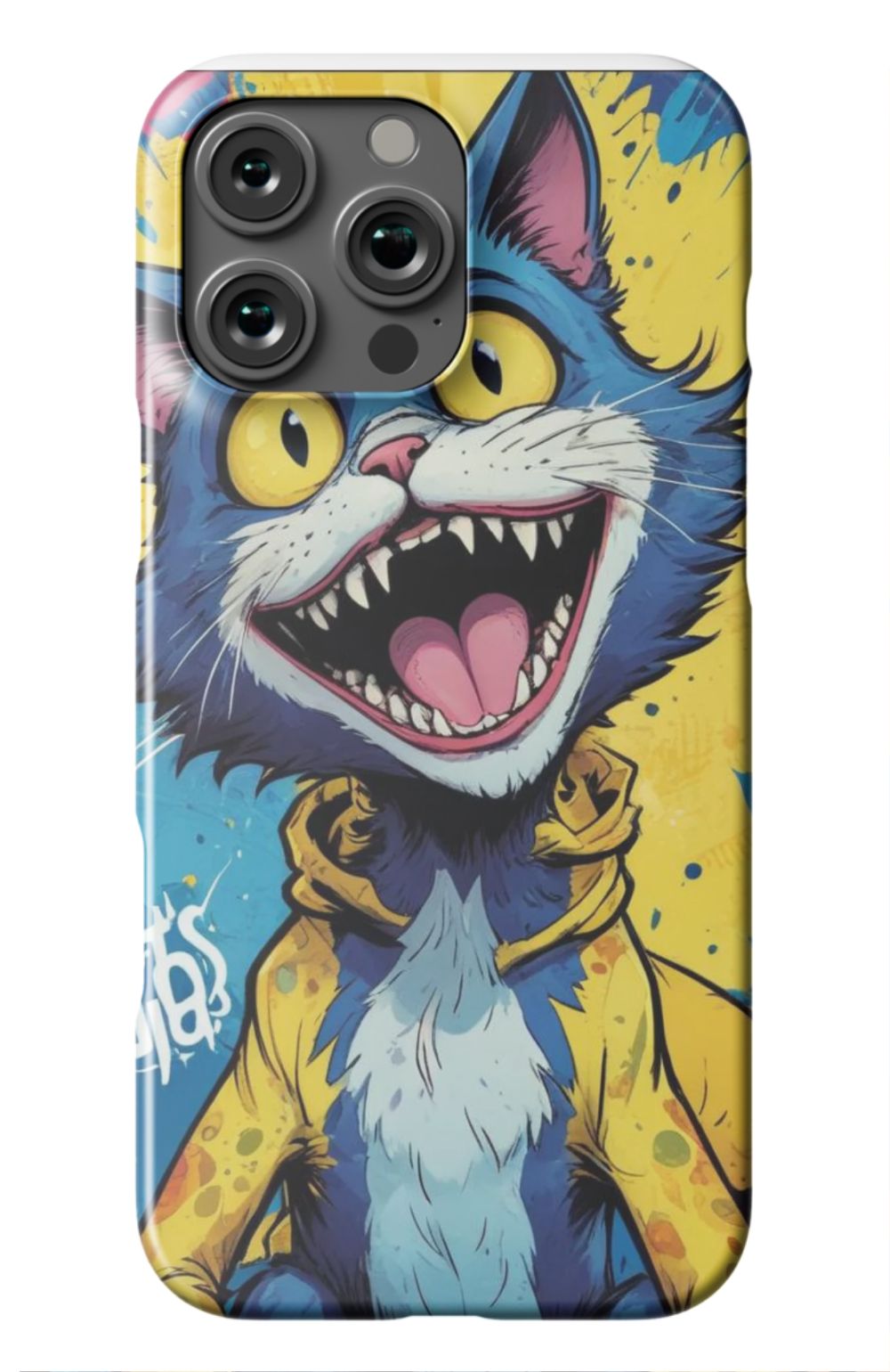 Comic Cat Yellow Design