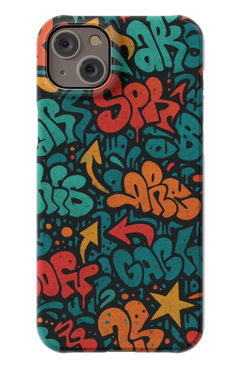 Graffiti Typo Retro Case