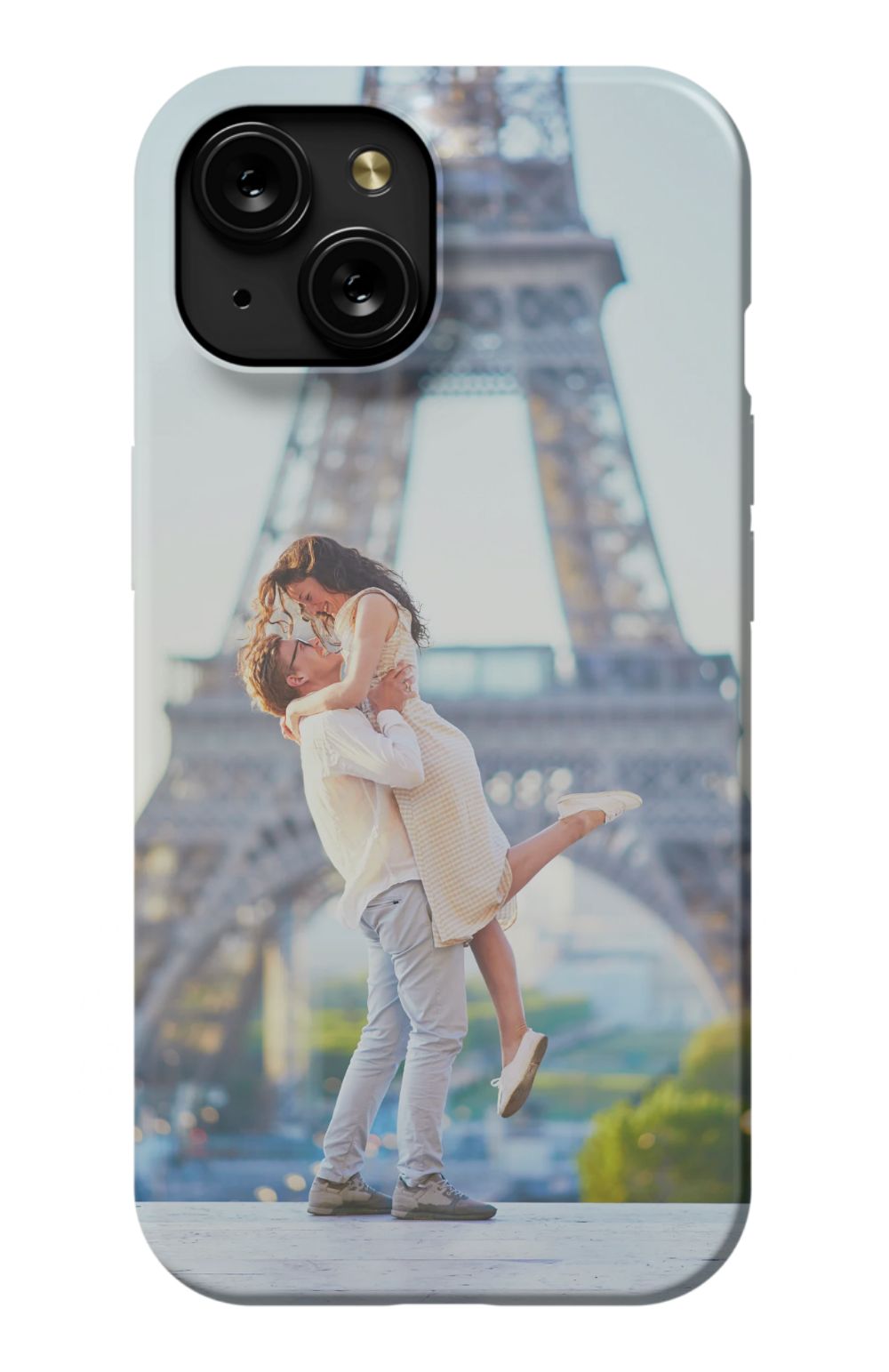 Couple Eiffel Tower
