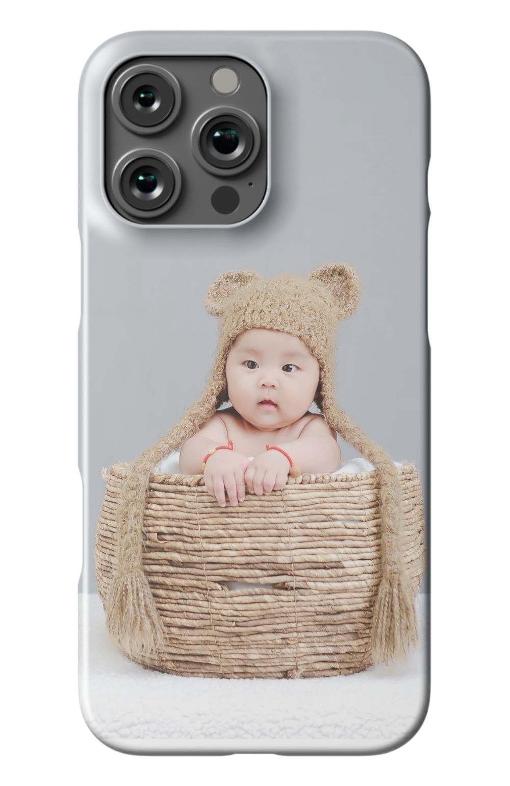 Cute Baby In Basket - Case