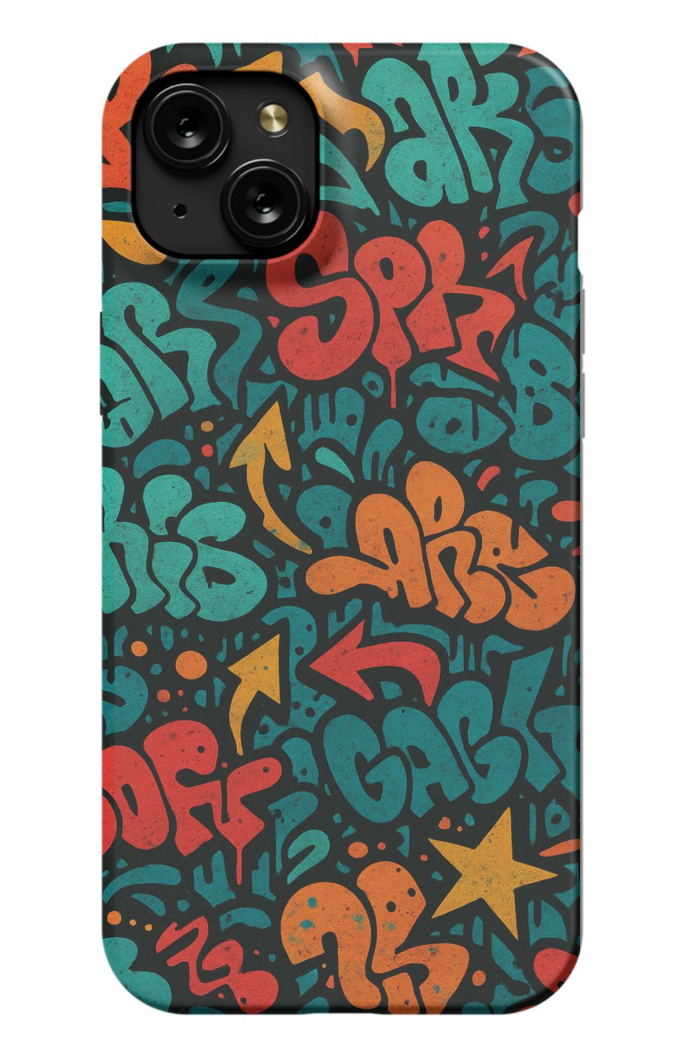 Graffiti Typo Retro Case