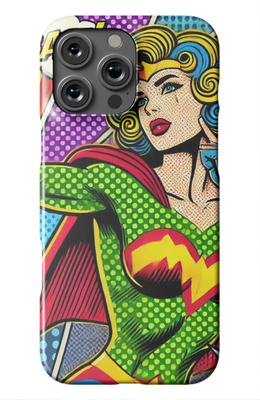 Super Lady Comic Pop Art