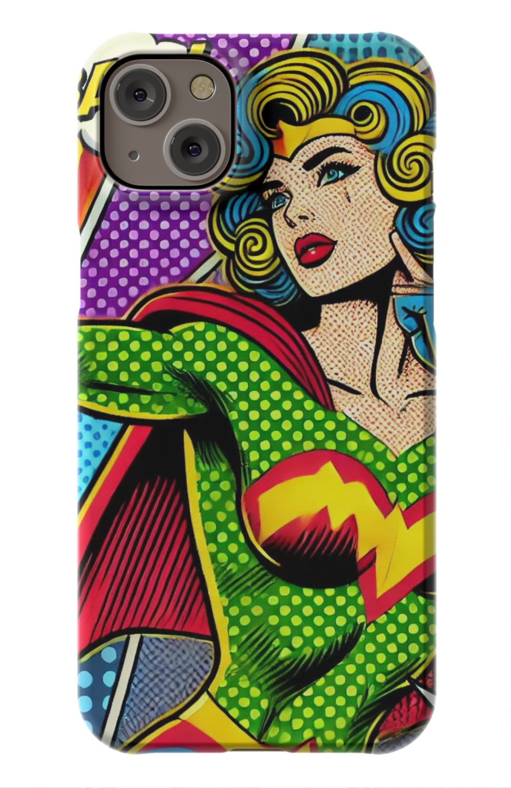 Super Lady Comic Pop Art