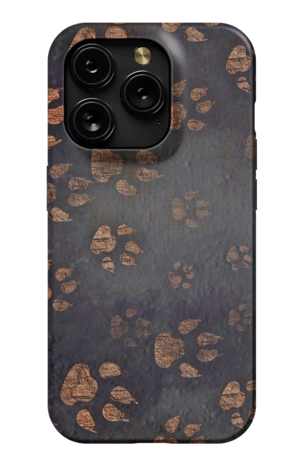 Dog Paws Print Case Black