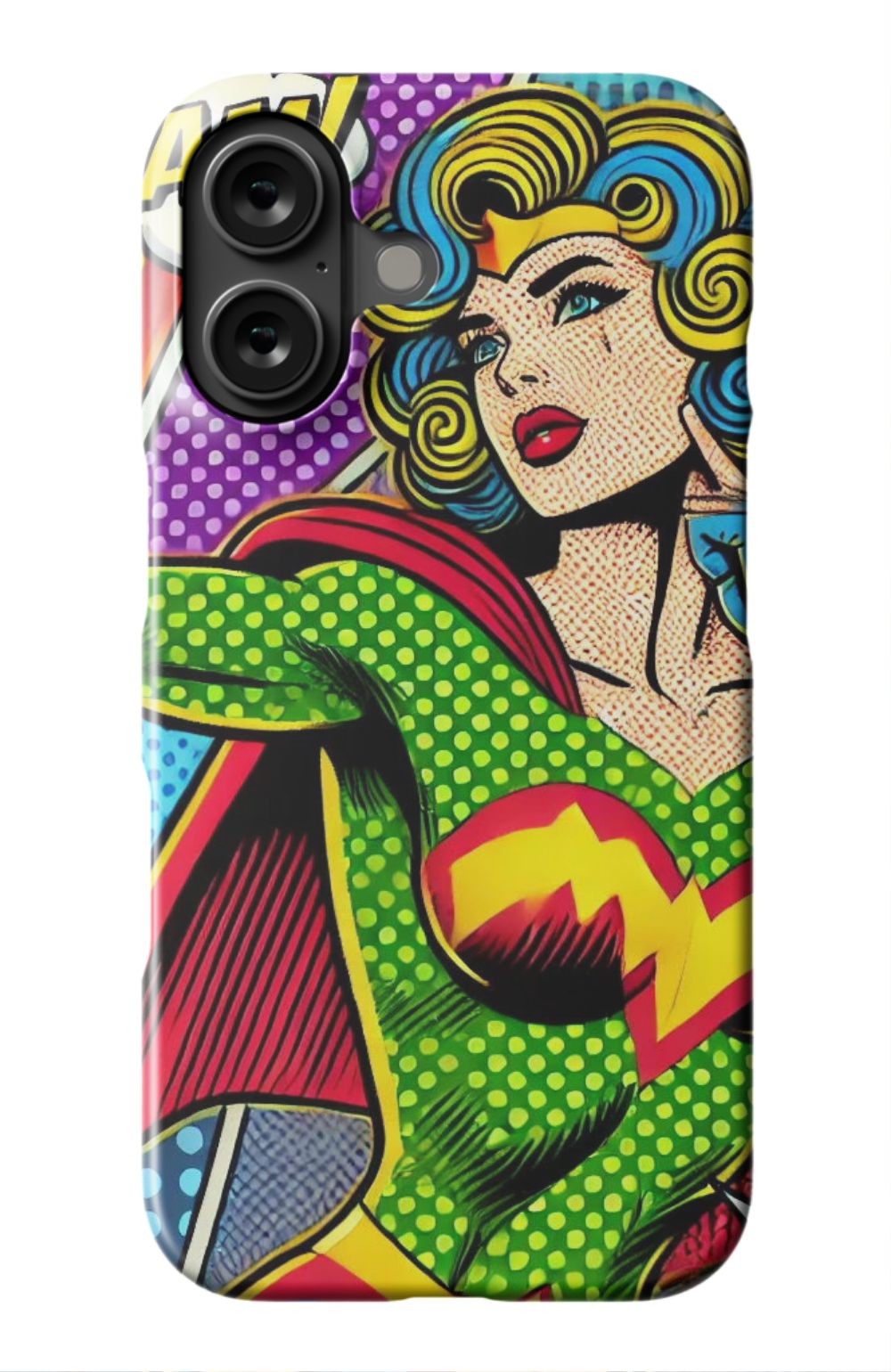 Super Lady Comic Pop Art