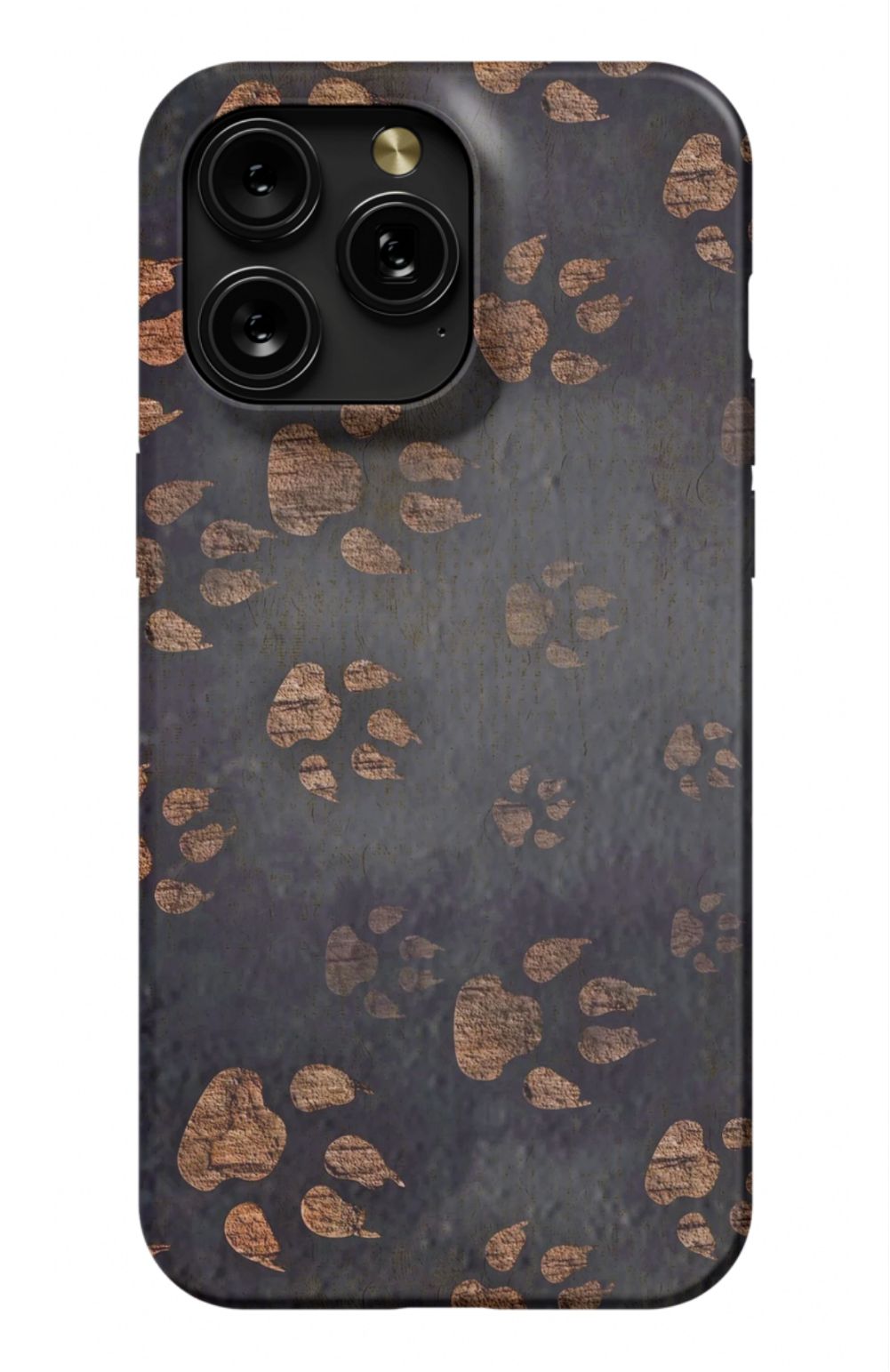 Dog Paws Print Case Black