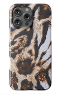 Zebra Pattern Case Brown