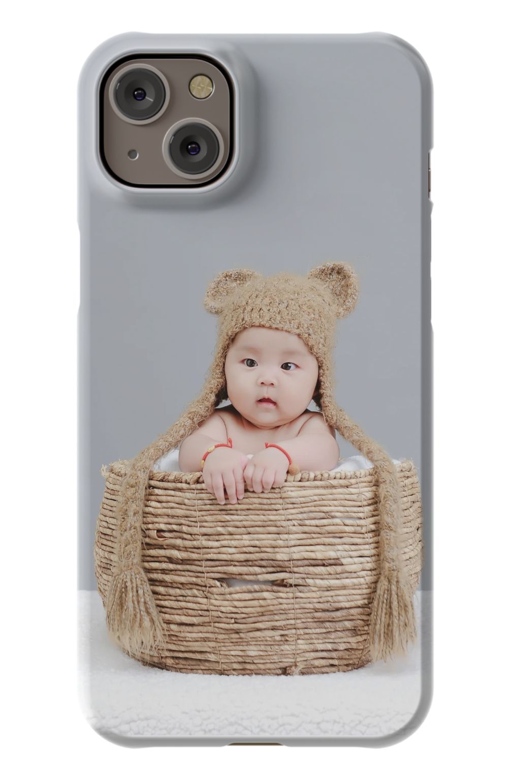 Cute Baby In Basket - Case