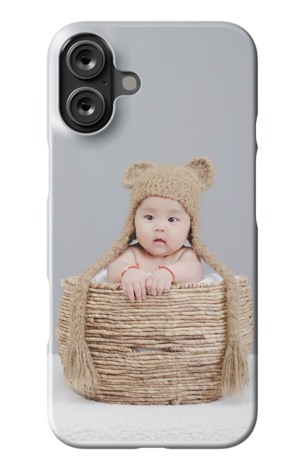 Cute Baby In Basket - Case