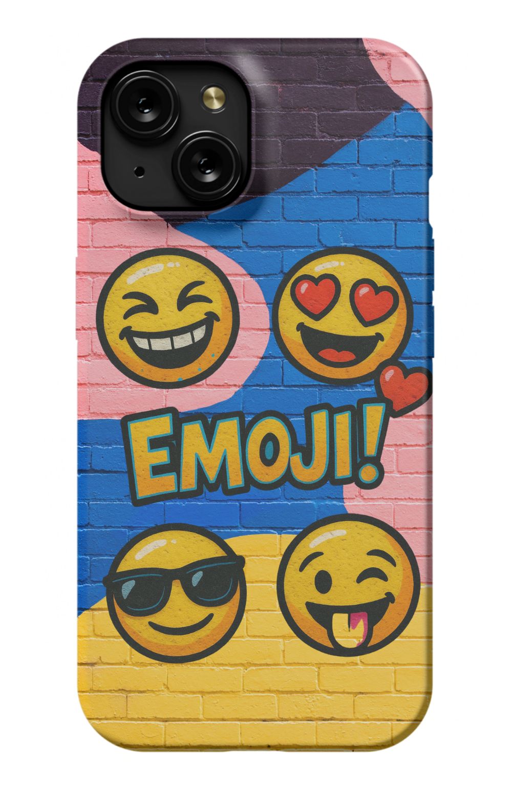 Emoji's Cool Giggles Heart Eyes Cheecky Case