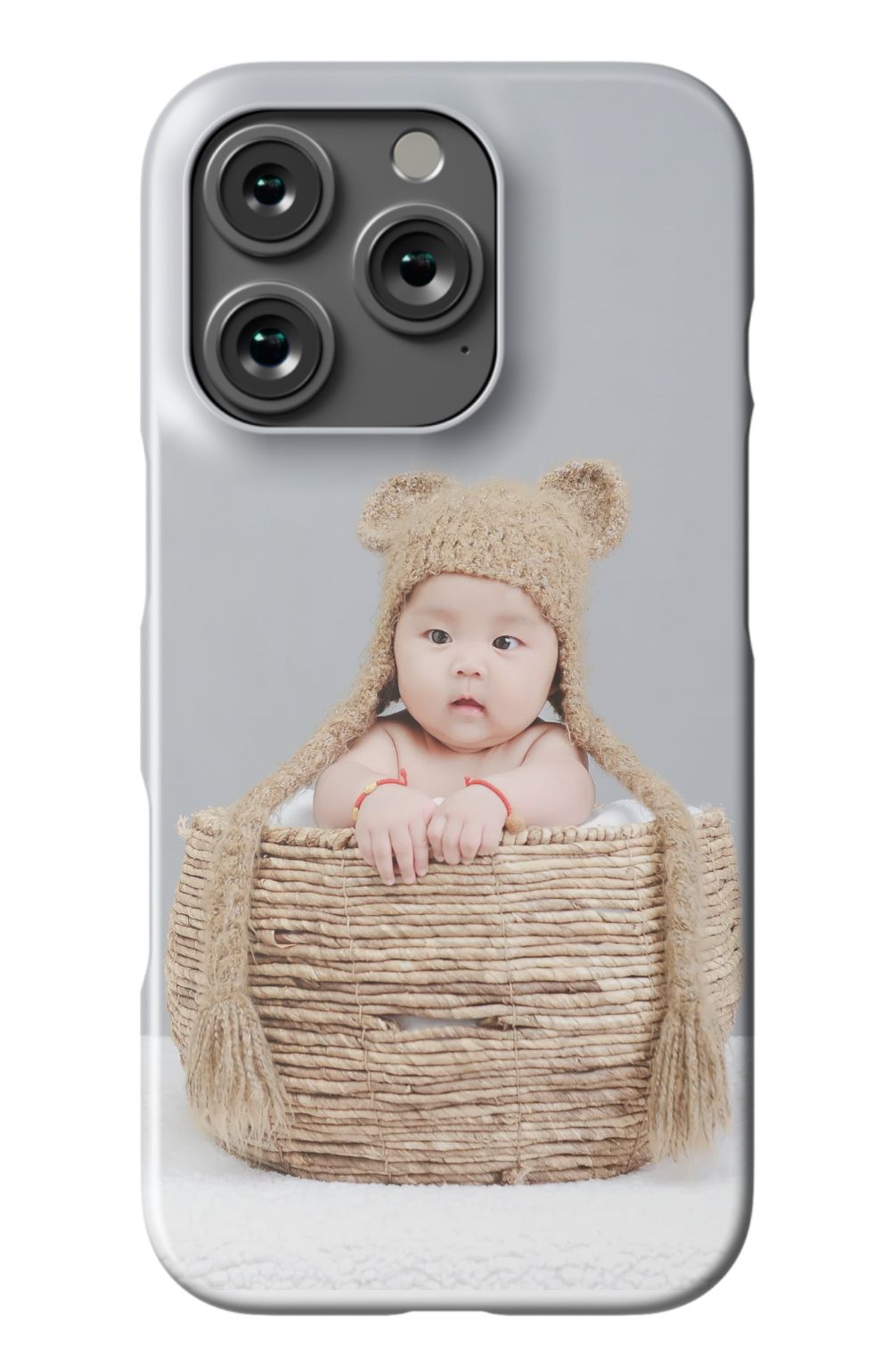 Cute Baby In Basket - Case