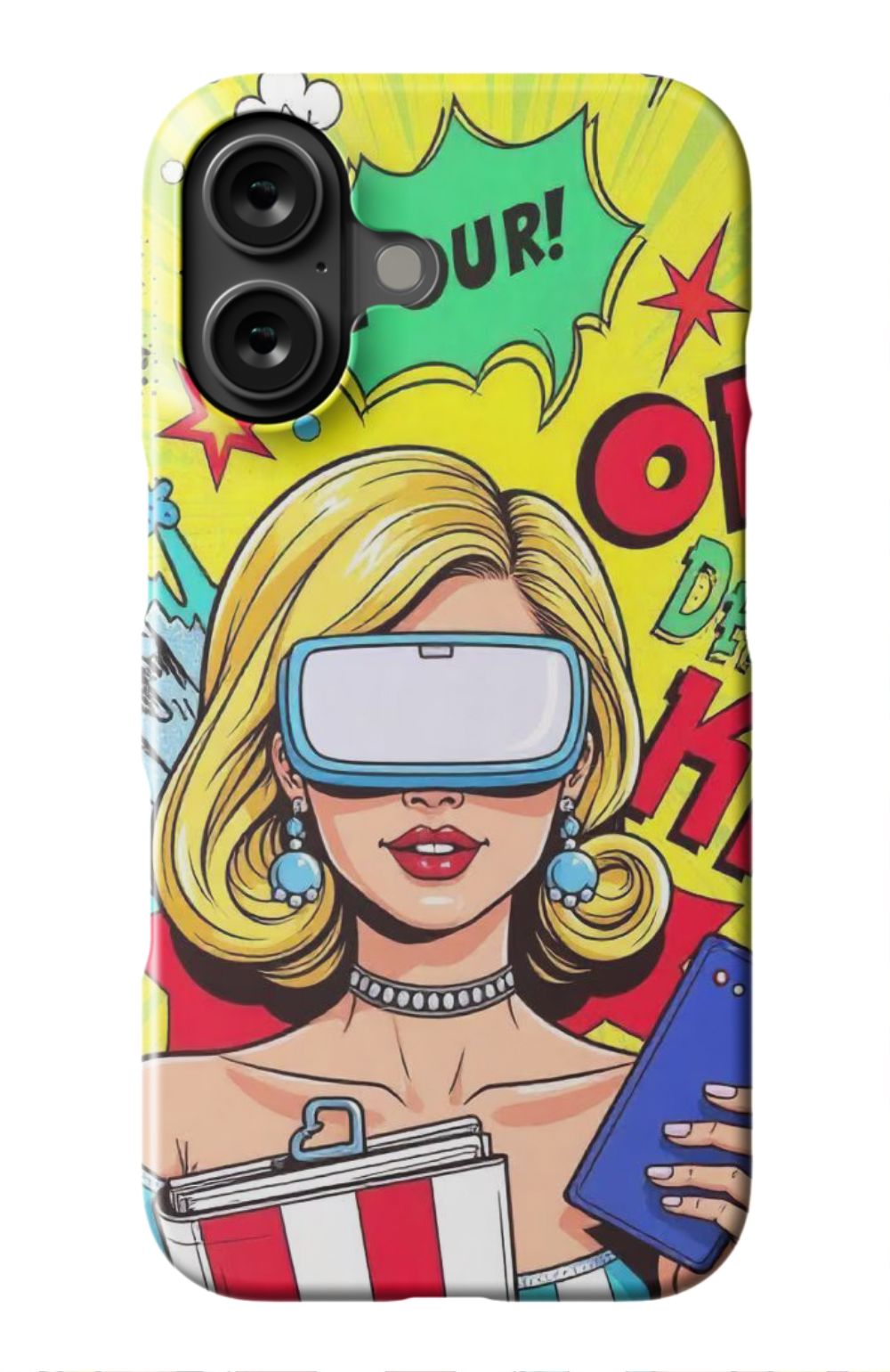 Pop Art Lady With VR Headset