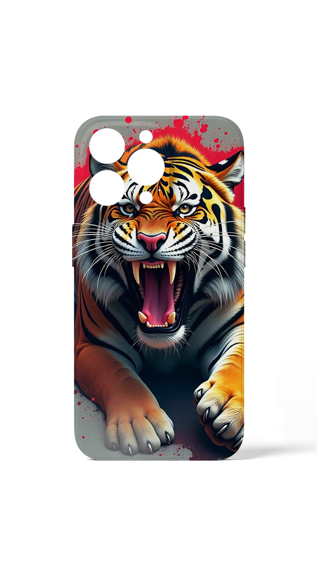 Angry Orange Indian Jungle Tiger 3