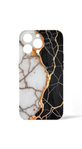 Pattern Black and White Marble Case V1