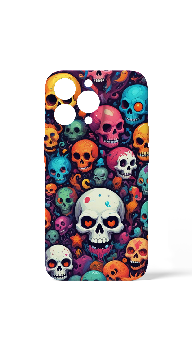 Colourful Skulls Version 2