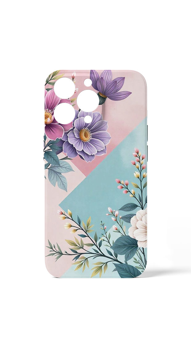 Floral Pink Tulip Case Version 5