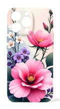 iPhone 15 Nature Floral Pink Tulip Case