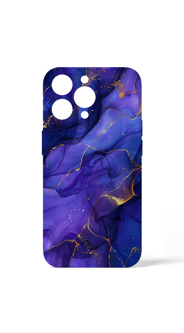 Pattern Marble Midnight Purple