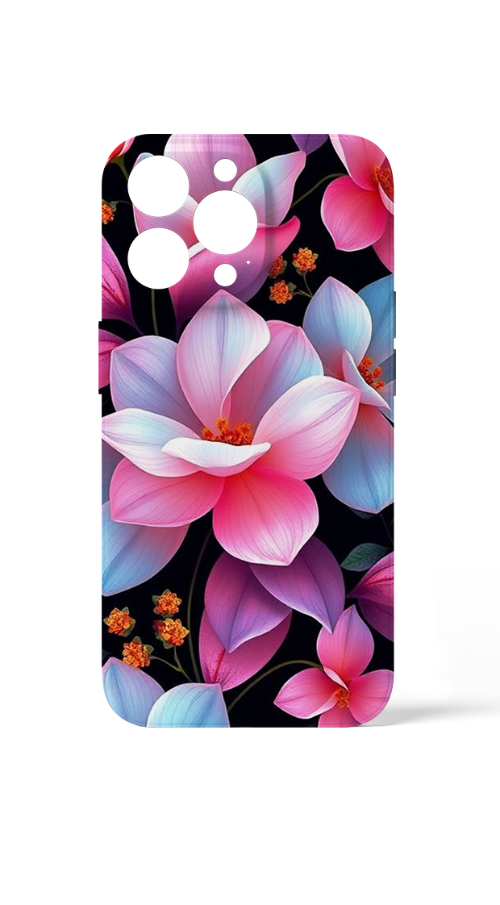 Organic Vibrant Multi Coloured Petals Case