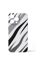 iPhone 15 Zebra background Pattern Case