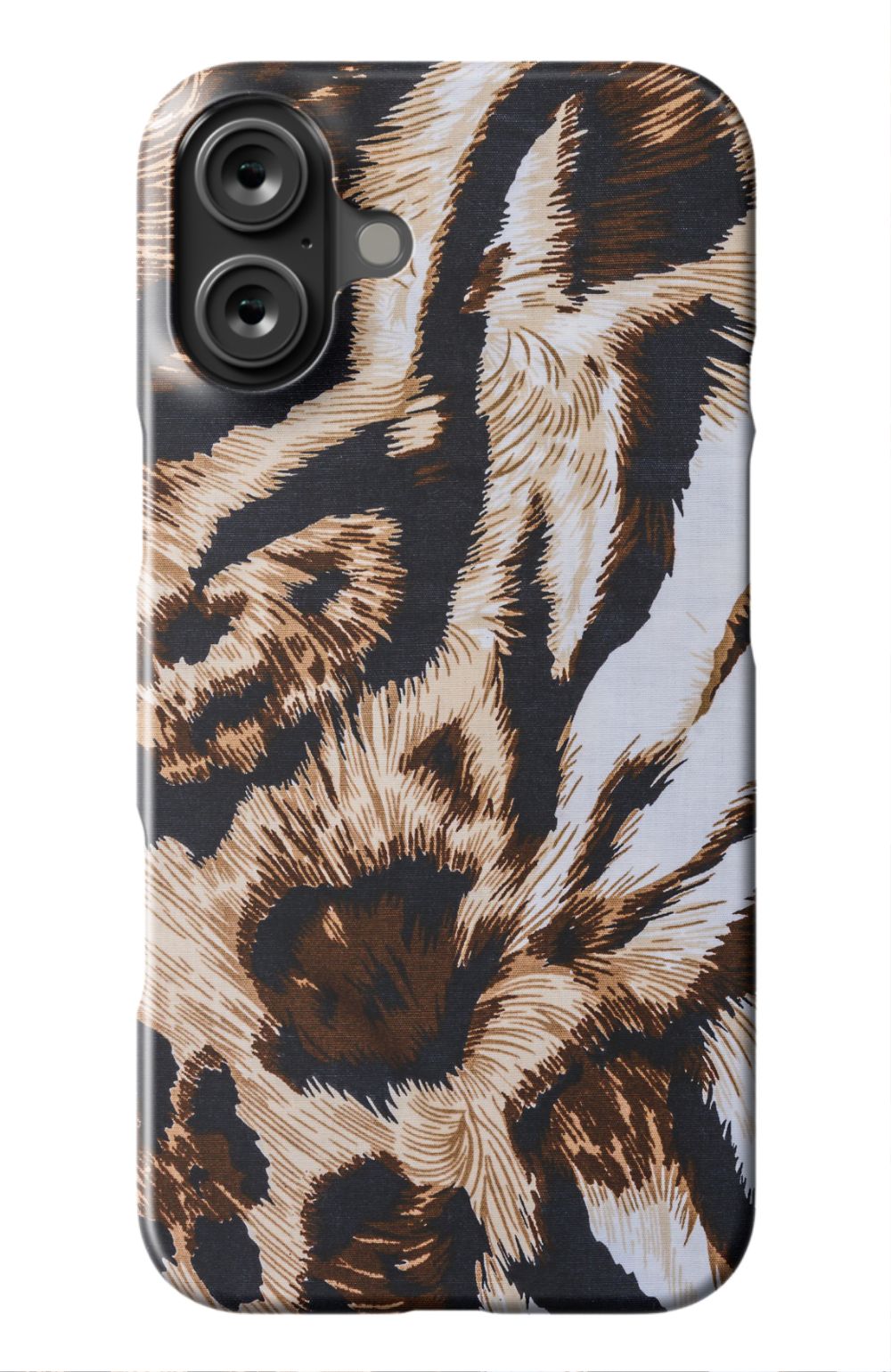 Zebra Pattern Case Brown