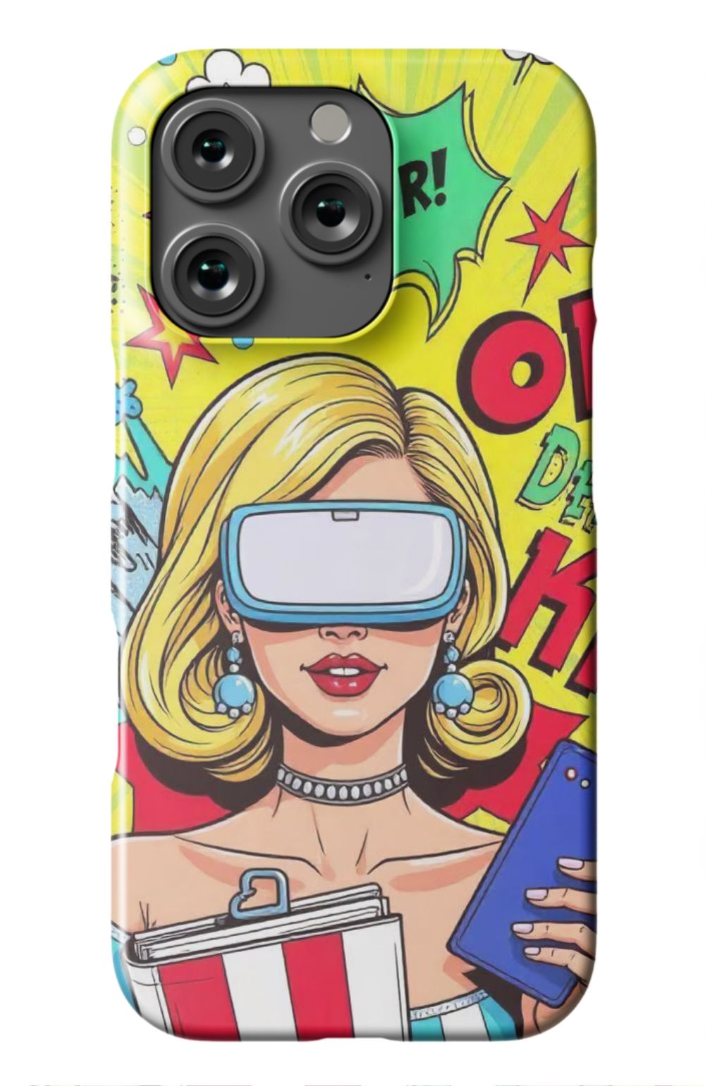 Pop Art Lady With VR Headset