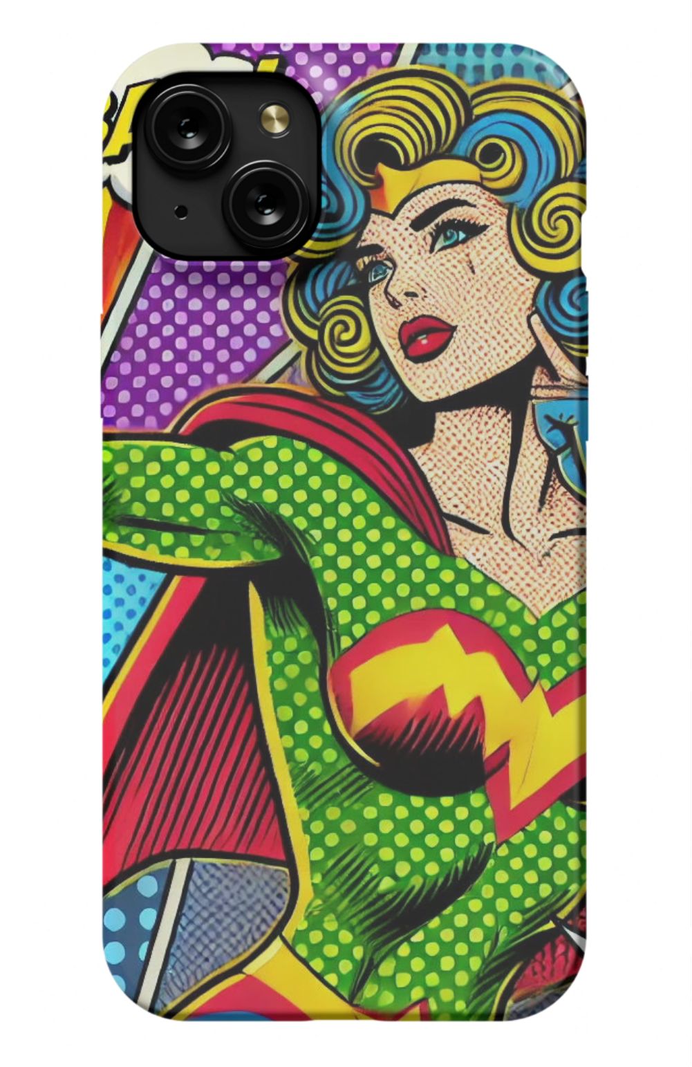 Super Lady Comic Pop Art