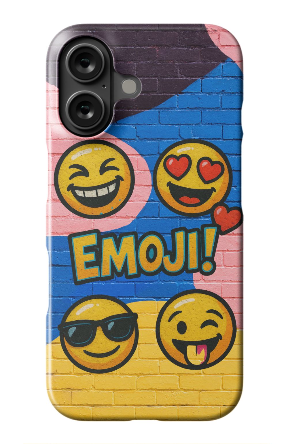 Emoji's Cool Giggles Heart Eyes Cheecky Case
