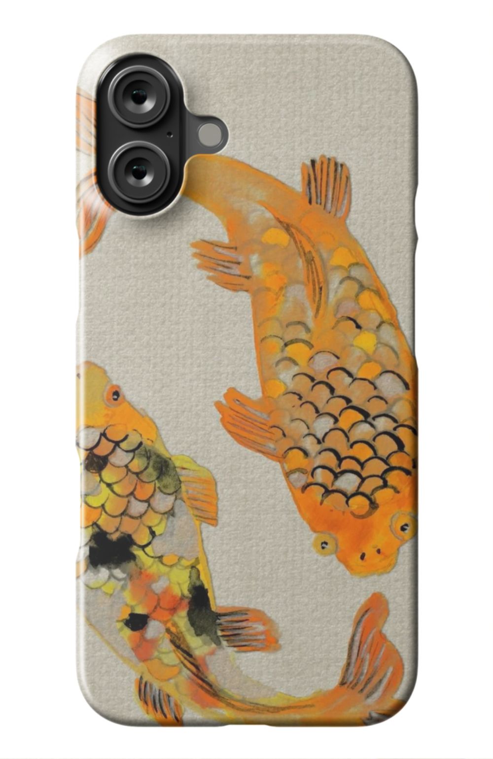 Koi fish Japanese Case Beige