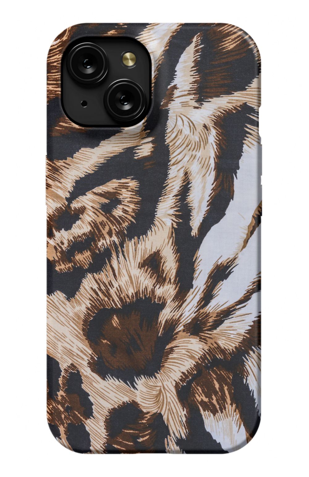 Zebra Pattern Case Brown