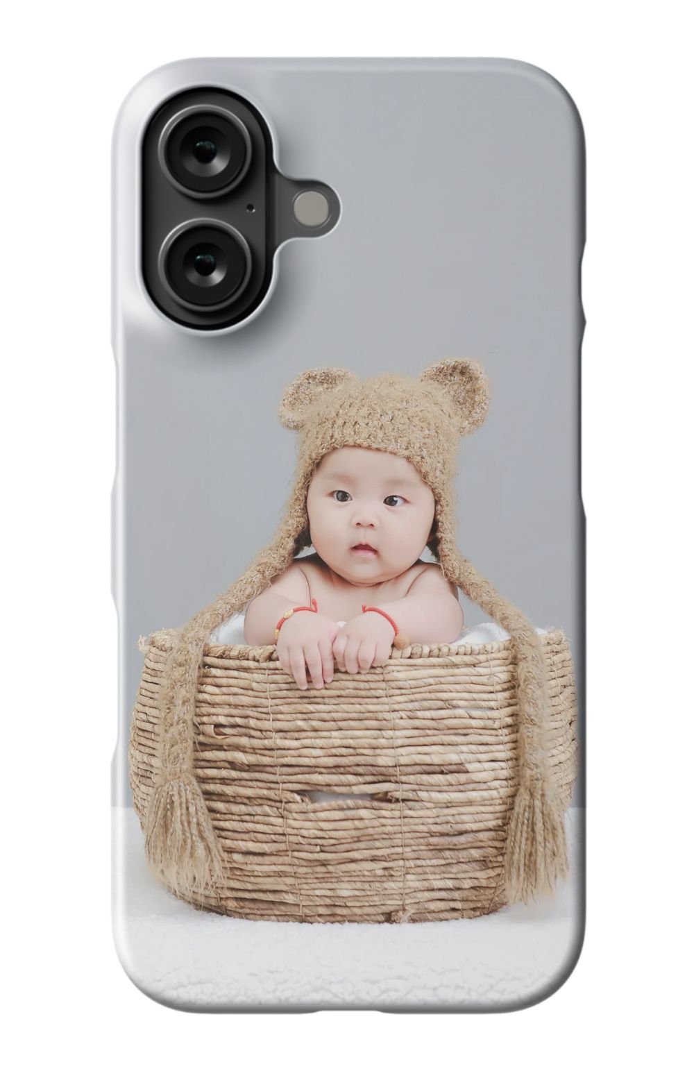 Cute Baby In Basket - Case