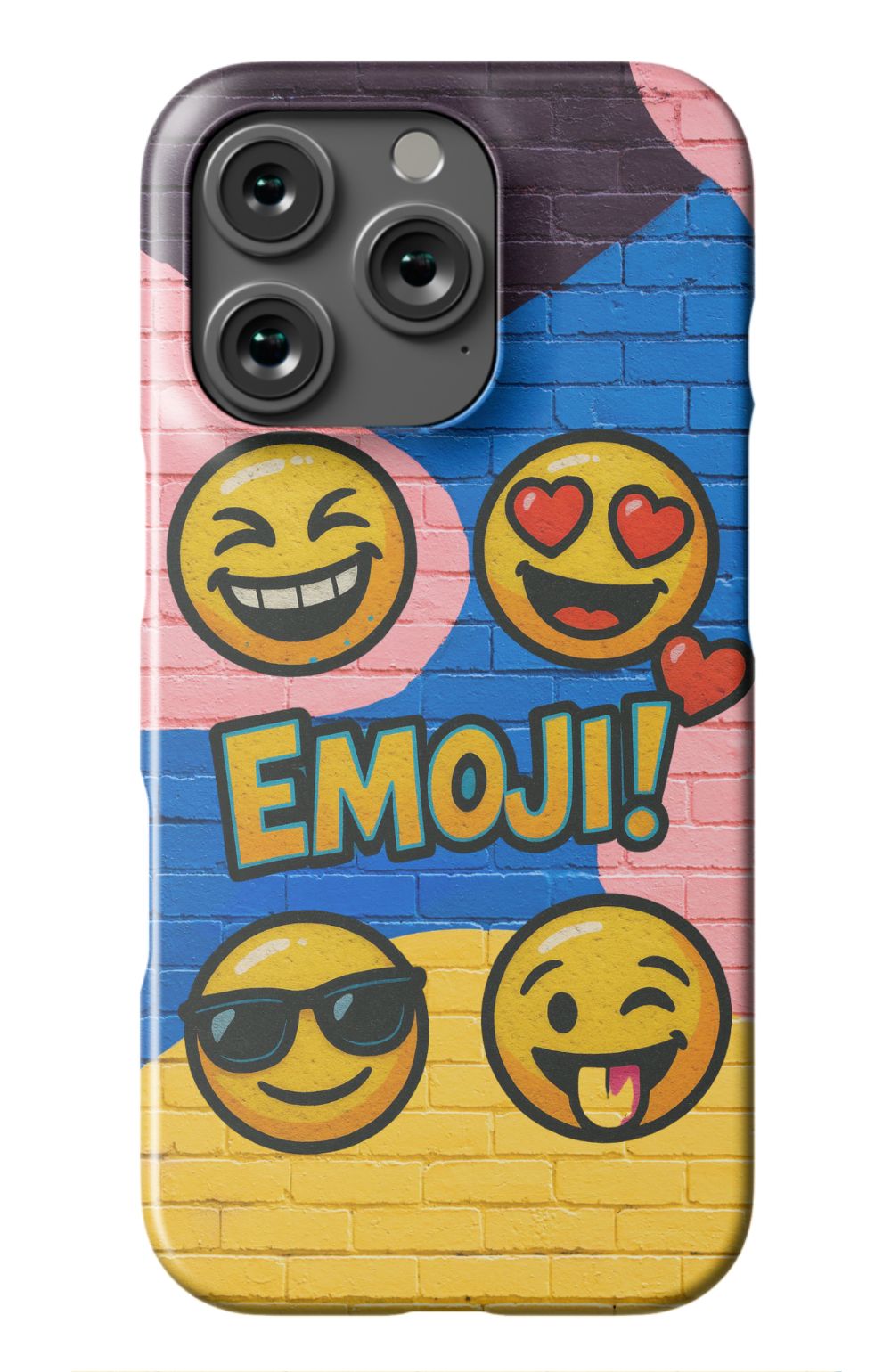 Emoji's Cool Giggles Heart Eyes Cheecky Case
