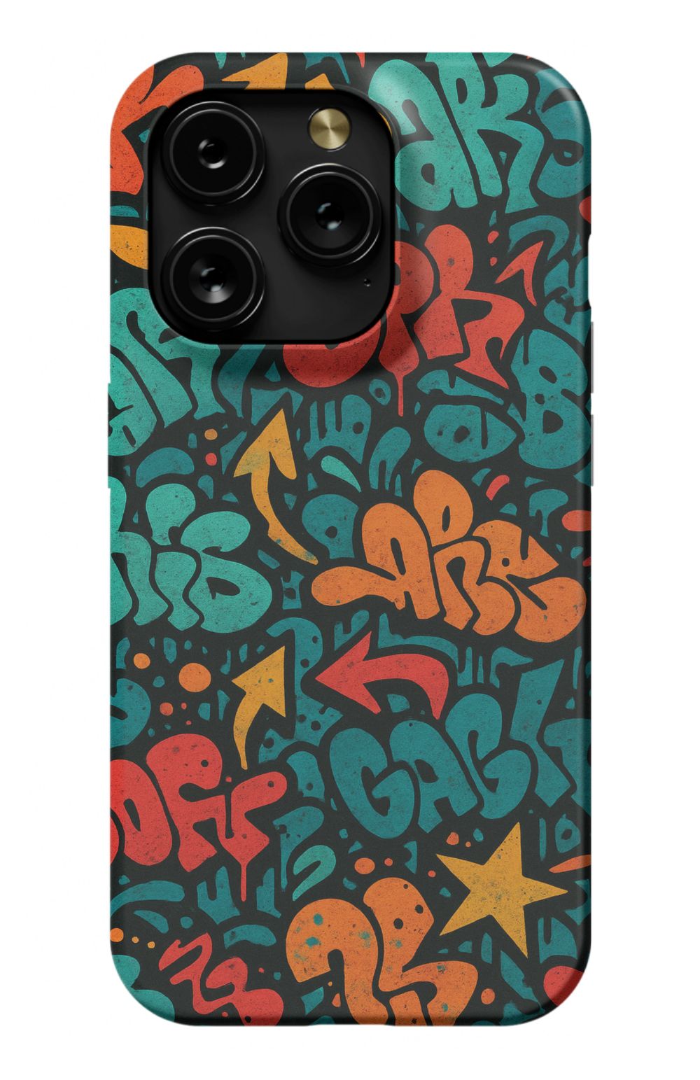 Graffiti Typo Retro Case