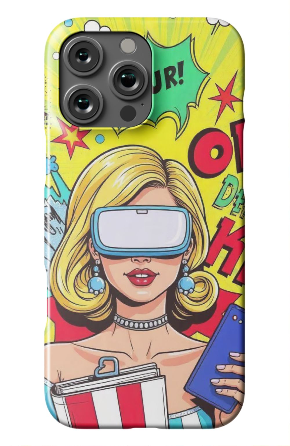 Pop Art Lady With VR Headset