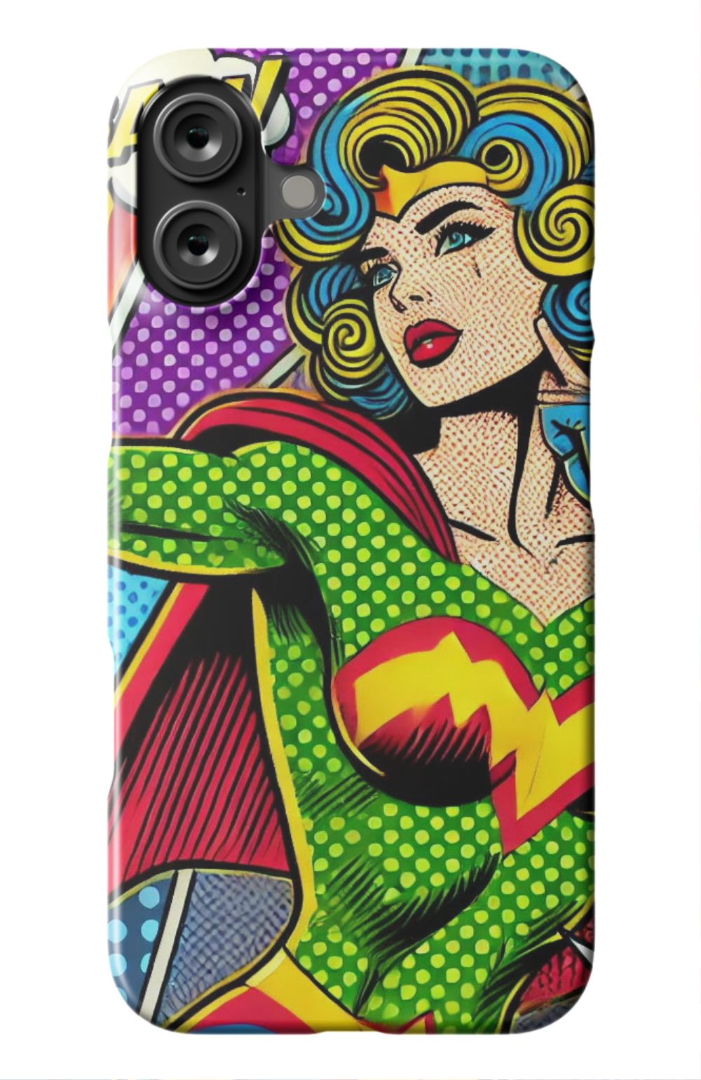 Super Lady Comic Pop Art