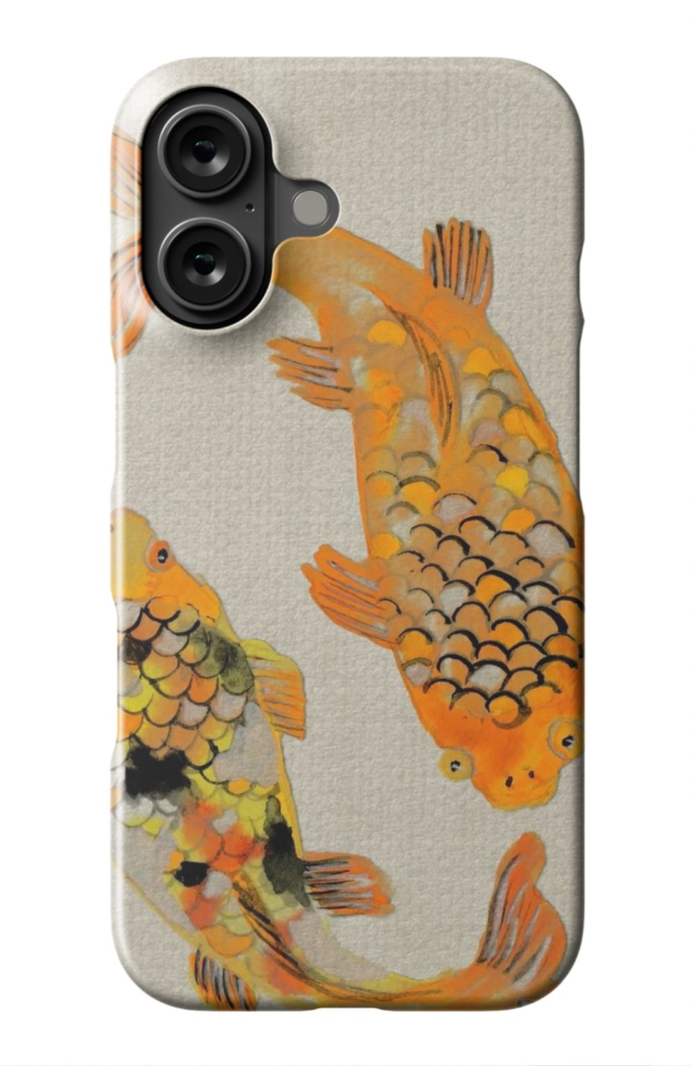 Koi fish Japanese Case Beige