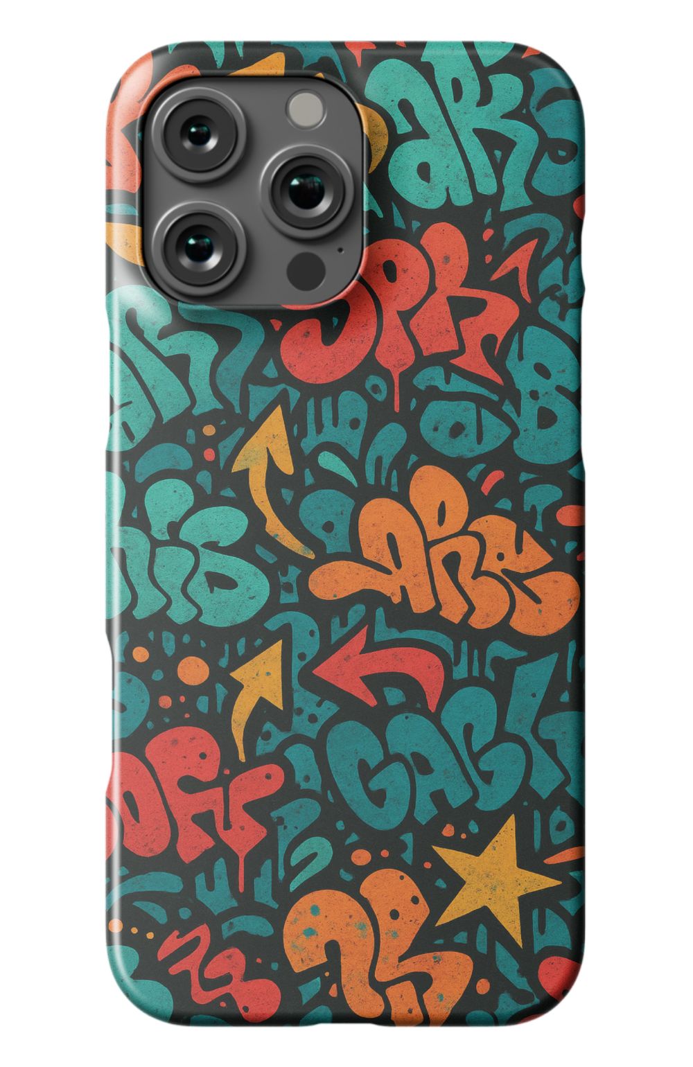 Graffiti Typo Retro Case