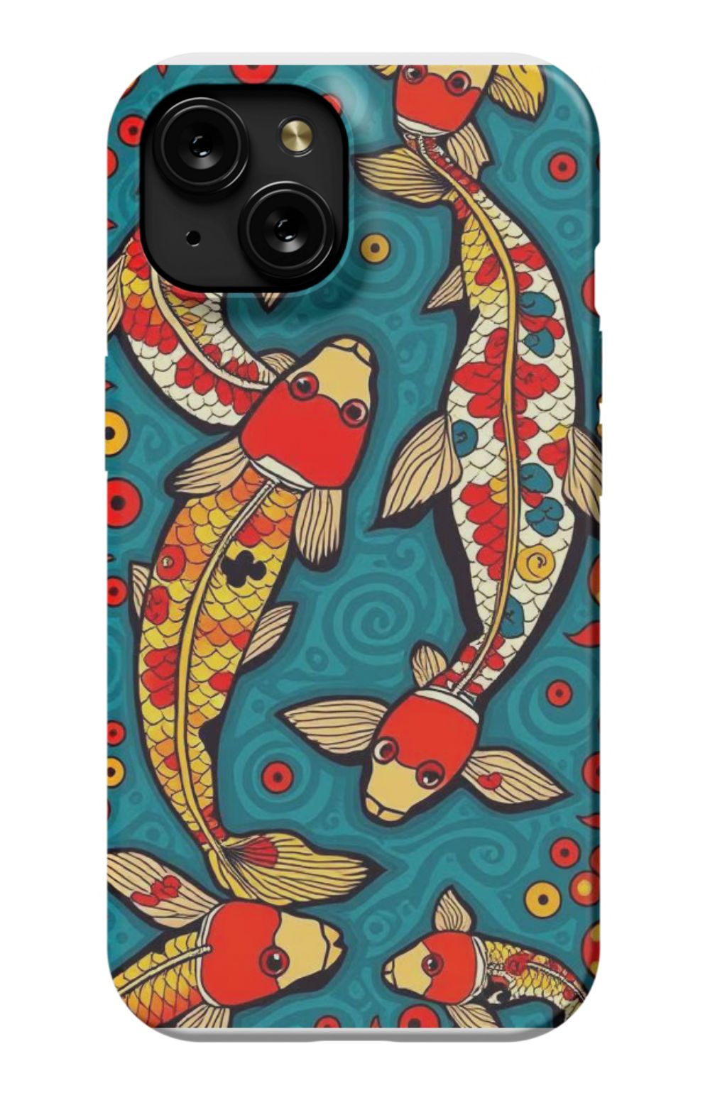 Colourfull Koi Fishes