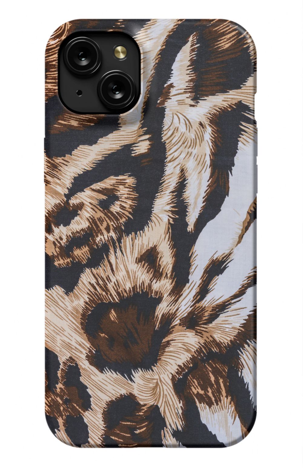 Zebra Pattern Case Brown