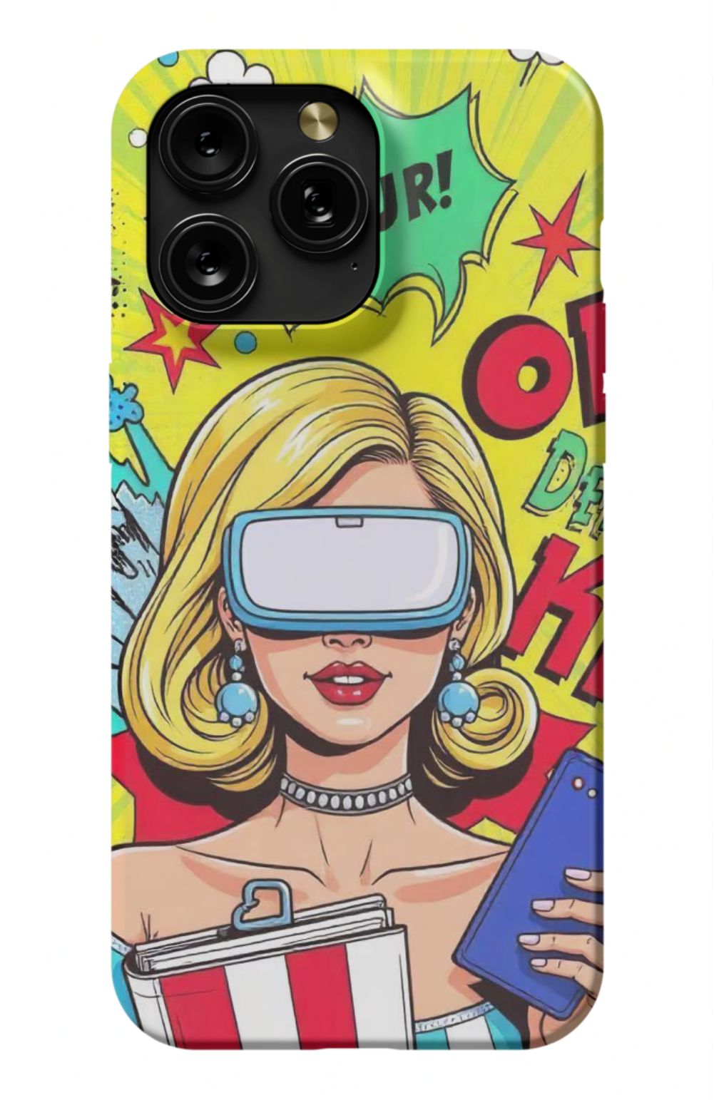 Pop Art Lady With VR Headset